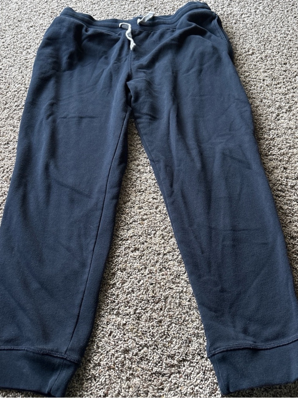 Nautica Men's Navy Fleece Drawstring Joggers